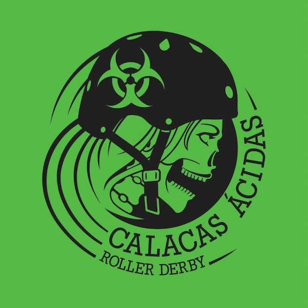 Calacas Acidas Roller Derby logo
