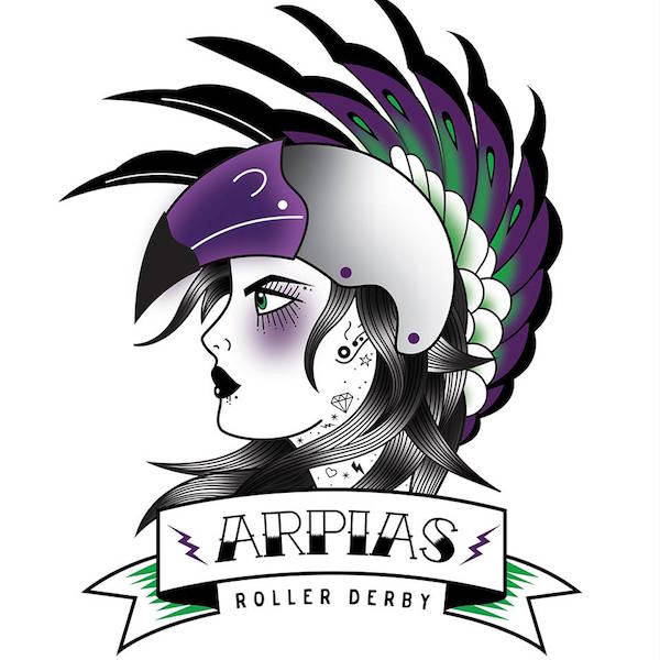 Arpías Roller Derby logo