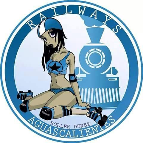 Railways Roller Derby Aguascalientes logo