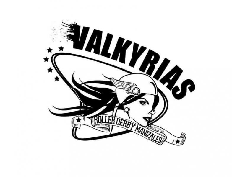 Valkyrias Roller Derby logo