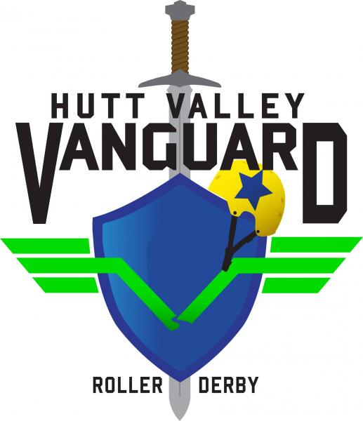 Hutt Valley Vanguard Roller Derby logo