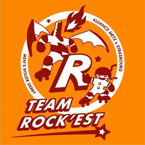 Team Rock'Est Roller Derby logo