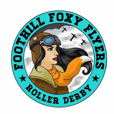 Foothill Foxy Flyers logo