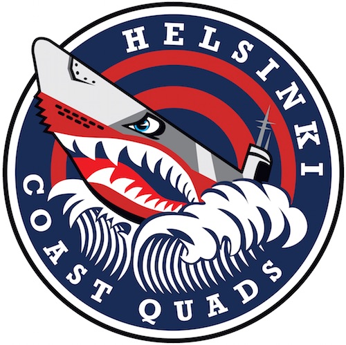 Helsinki Coast Quads Roller Derby logo