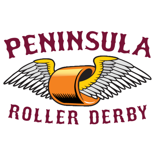 Peninsula Roller Derby logo