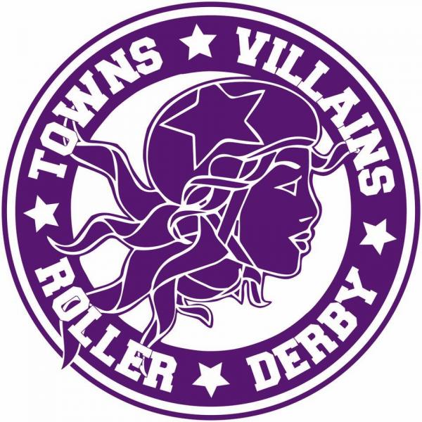 Towns Villains Roller Derby logo