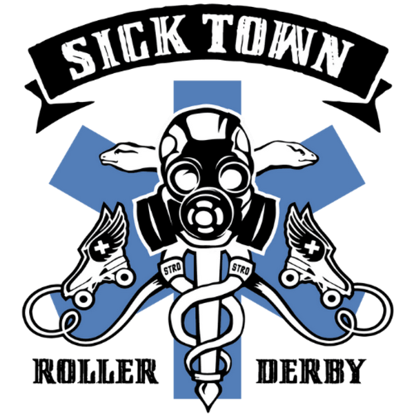 Sick Town Roller Derby logo