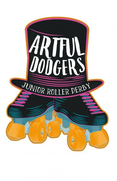 Artful Dodgers Junior Roller Derby logo