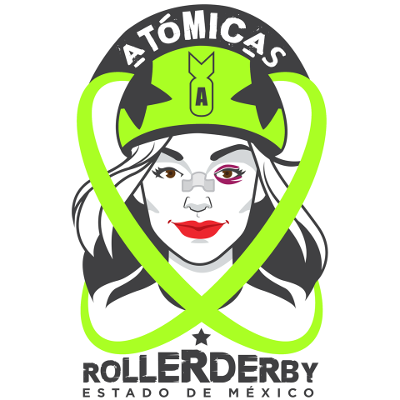Atómicas Roller Derby logo