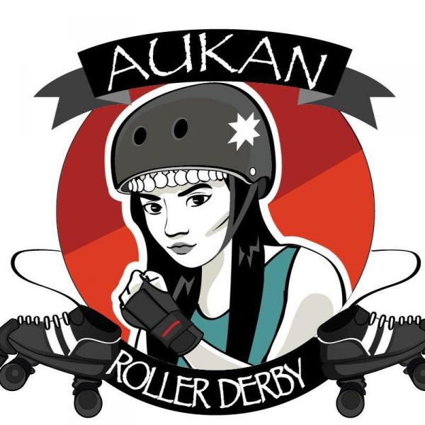 Aukan Roller Derby logo