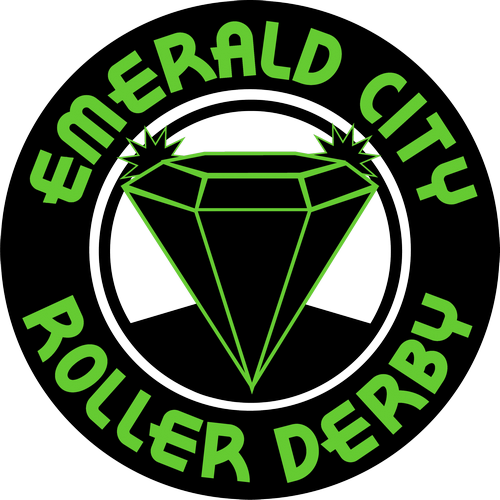 Emerald City Roller Derby logo