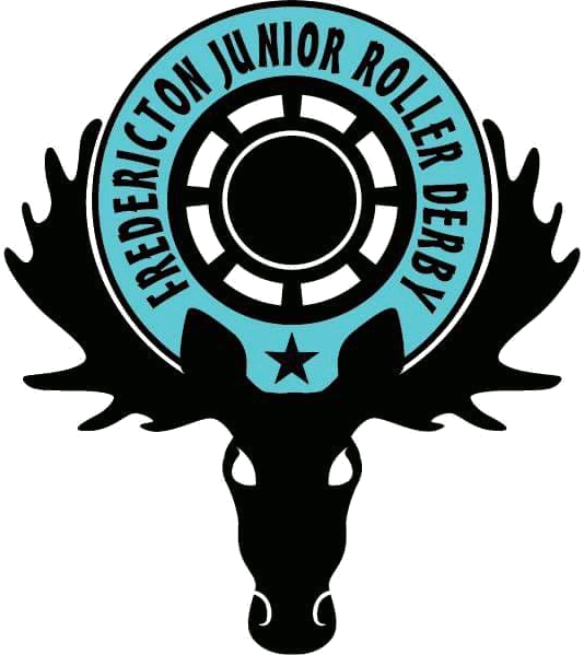 Fredericton Junior Roller Derby Association logo