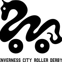 Inverness City Roller Derby logo