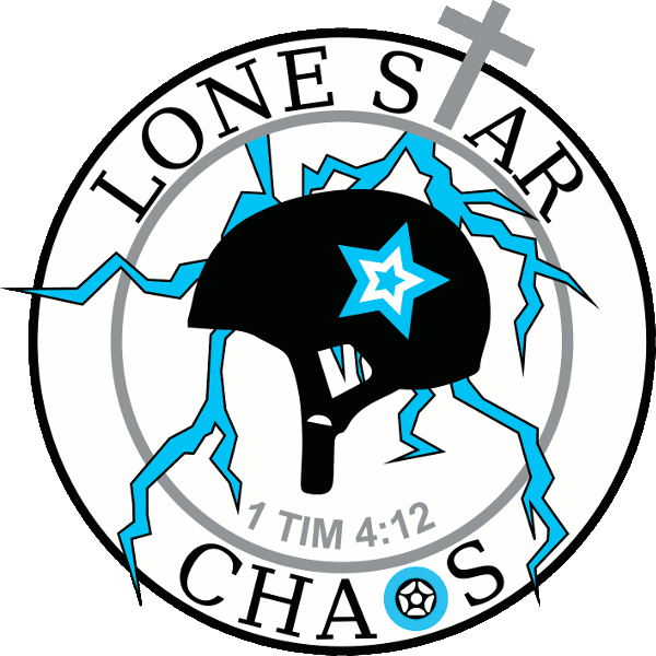 Lone Star Chaos Junior Roller Derby logo