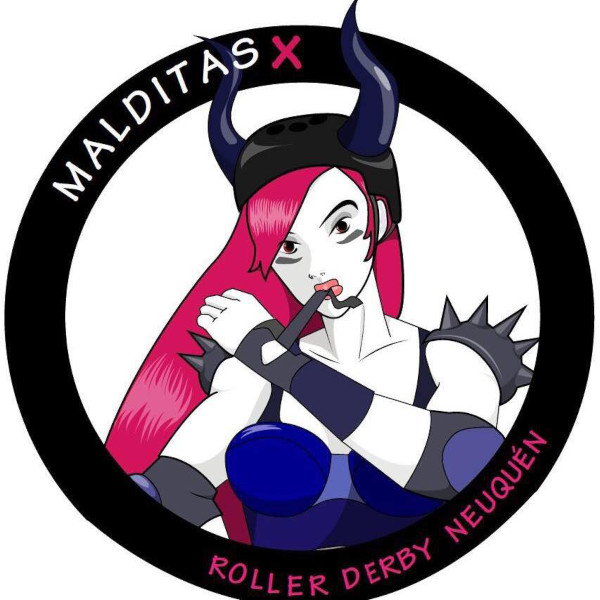 Malditas X Roller Derby logo