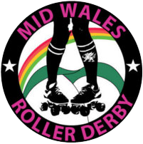Mid Wales Roller Derby logo