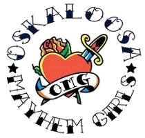Oskaloosa Mayhem Girls logo
