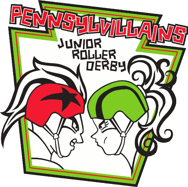 Pennsylvillains Junior Roller Derby logo