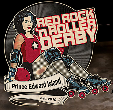 Red Rock'n Roller Derby logo