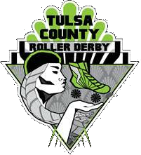 Tulsa County Roller Derby logo