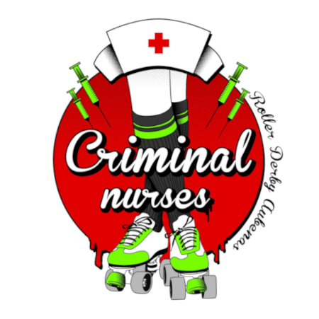 Criminal Nurses Roller Derby Aubenas logo