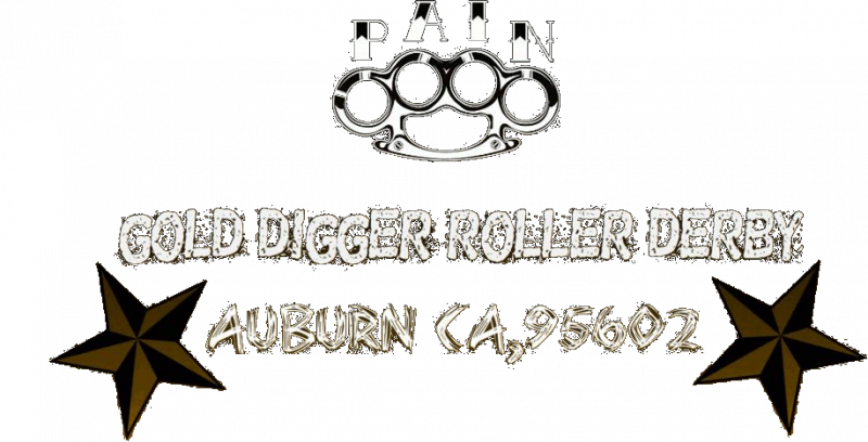Auburn Gold Diggers Roller Derby logo