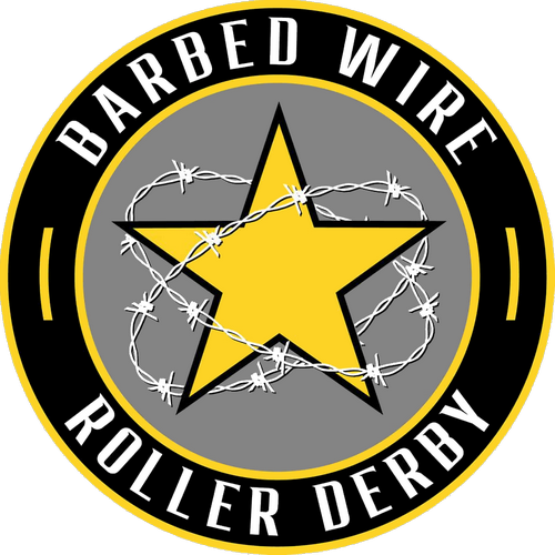 Barbed Wire Roller Derby logo