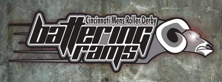 Cincinnati Battering Rams Men's Roller Derby logo