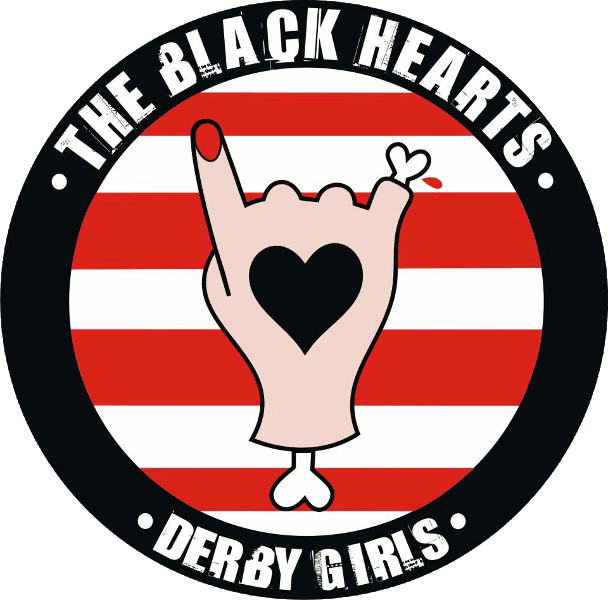 Black Hearts Derby Girls logo
