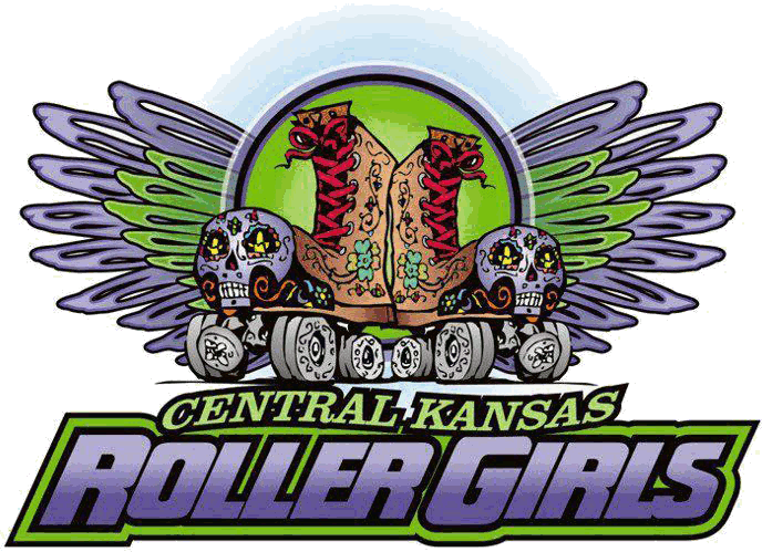 Central Kansas Roller Derby logo