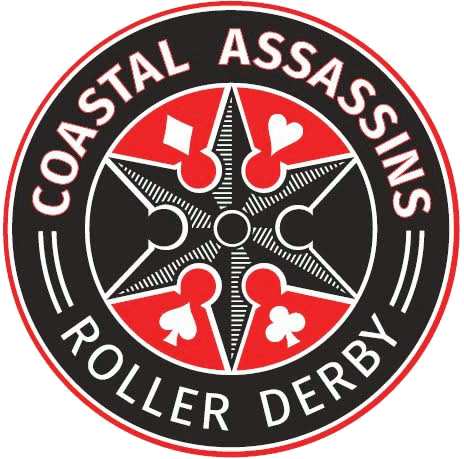 Coastal Assassins Roller Derby logo