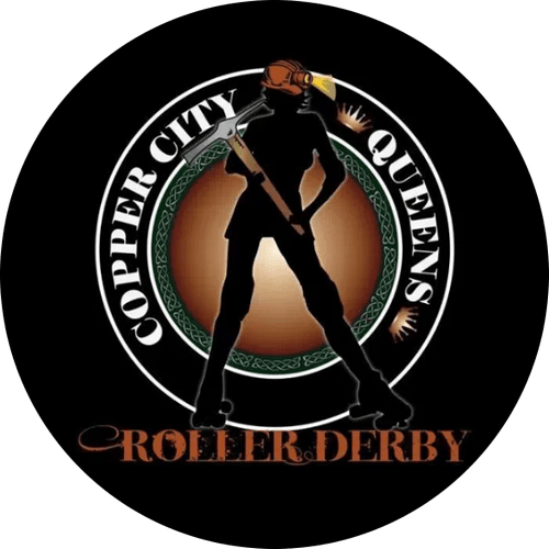Copper City Queens Roller Derby logo