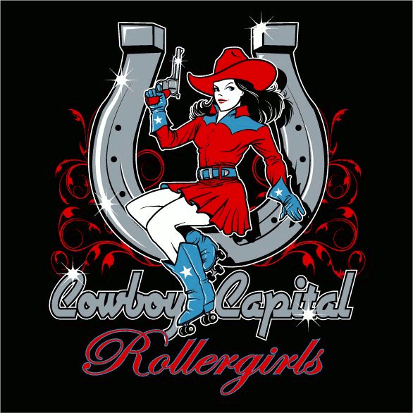 Cowboy Capital Rollergirls logo