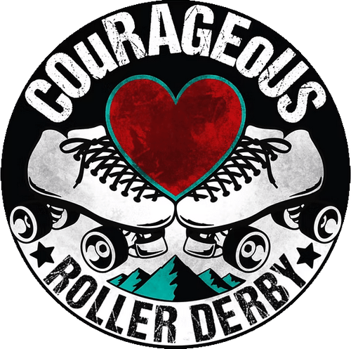 COuRAGEoUS Roller Derby logo