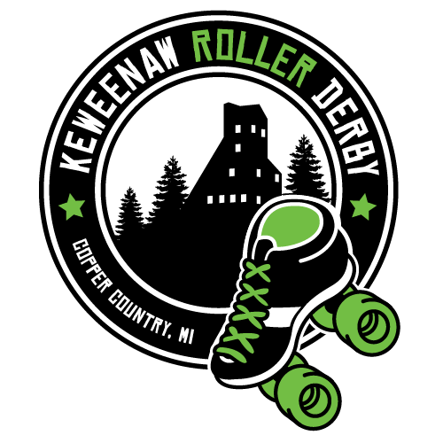 Keweenaw Roller Derby logo