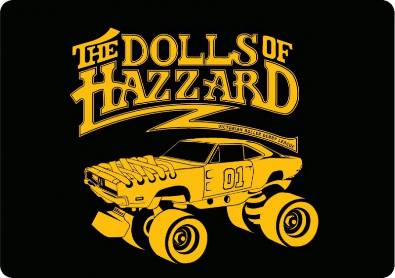 Dolls of Hazzard logo