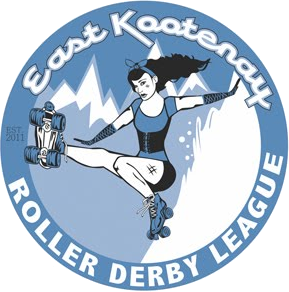East Kootenay Roller Derby League logo