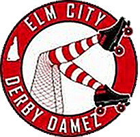 Elm City Derby Damez logo