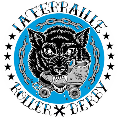 Roller Derby La Ferraille logo