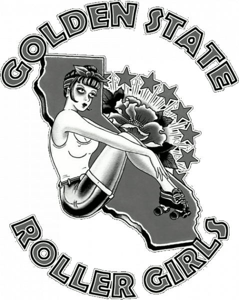 Golden State Roller Girls logo