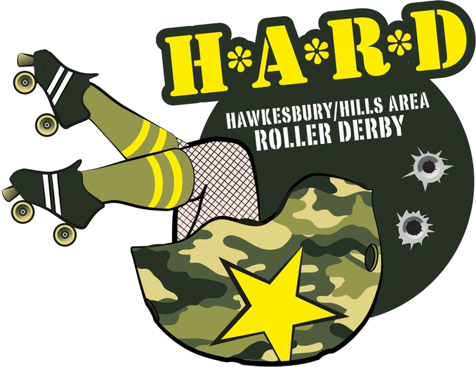 Hawkesbury/Hills Area Roller Derby logo