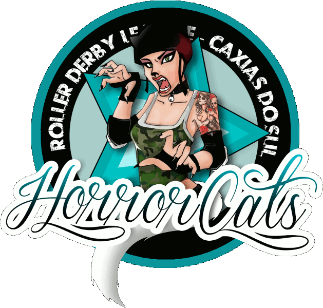 Horrorcats Roller Derby League logo