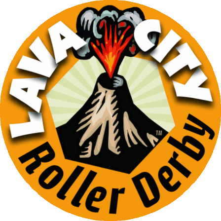 Lava City Roller Derby logo