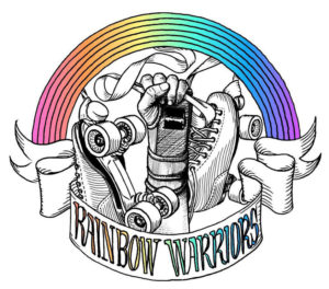 Skarpnäck Roller Derby logo
