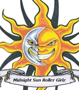 Midnight Sun Roller Girlz logo