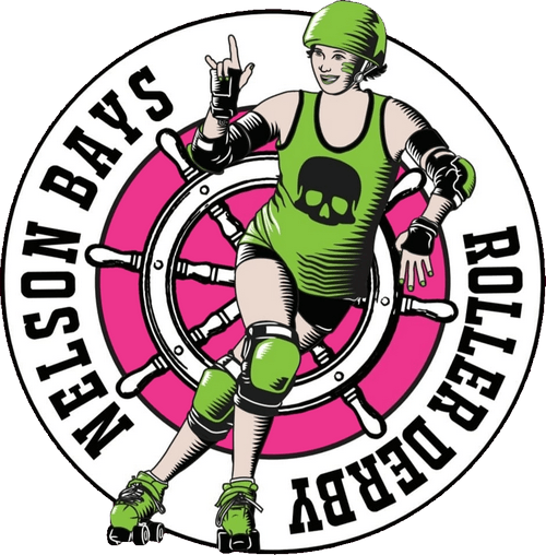 Nelson Bays Roller Derby logo