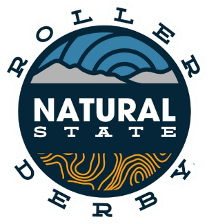 Natural State Roller Derby logo