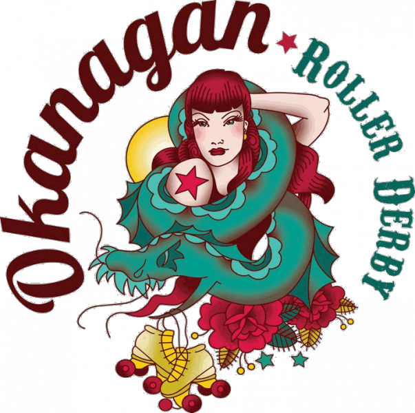 Okanagan Roller Derby logo