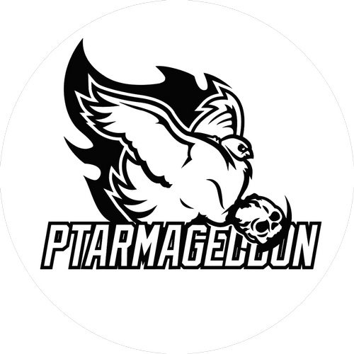 Ptarmageddon Roller Derby logo