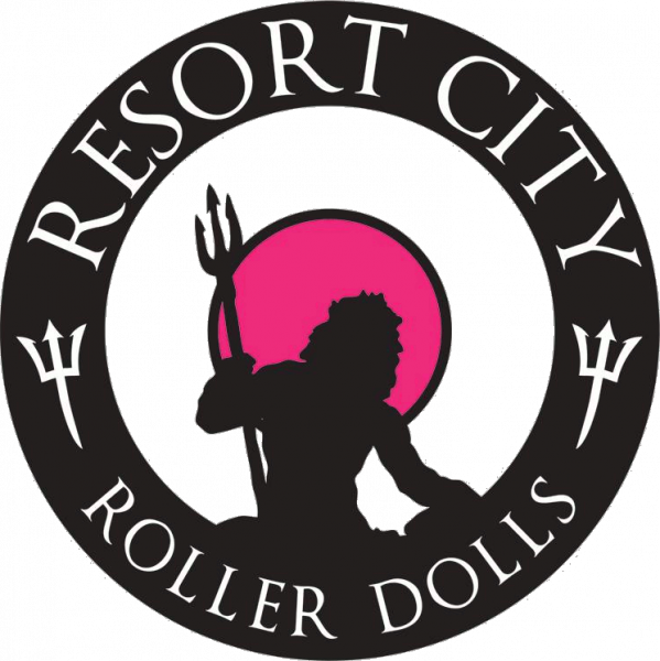 Resort City Roller Dolls logo